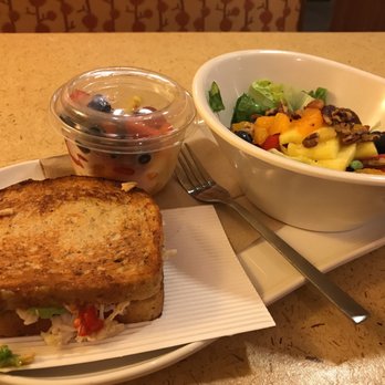 Panera Bread - Chipotle chicken on grain bread, fruit cup, Strawberry Poppy salad - Sandwiches Near Me - Puyallup, Washington