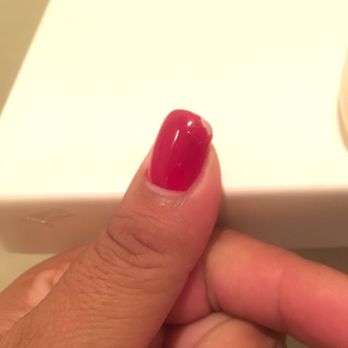Bebe Nails - This nail started to chip same day. - Nail Salons Near Me - Garden Grove, California Bebe Nails - This nail started to chip same day. - Nail Salons Near Me - Garden Grove, California