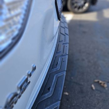 Metal Massager - Before photo - Mobile Dent Repair Near Me