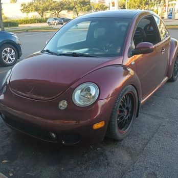 Wraps by J - 03 VW beetle turbo S Full wrap KPMF Red black iridescent, Avery ultra gloss black roof. - Auto Customization Near Me