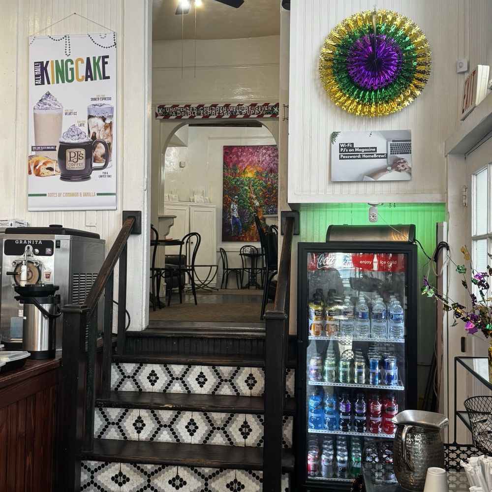 PJ's Coffee - Funky. Sums up the feel of this location - Coffee & Tea Near Me - New Orleans, Louisiana