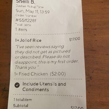 Afro Fusion Restaurant - A refund would be nice. I'll happily return it - Tacos Near Me - Webster, Massachusetts