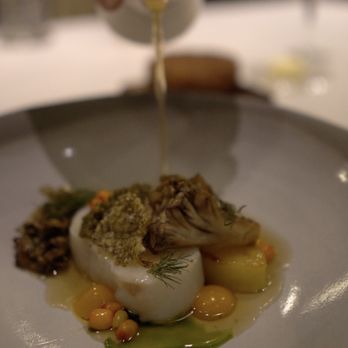 Aquavit - cod and mushroom - Scandinavian Near Me - New York, New York Aquavit - cod and mushroom - Scandinavian Near Me - New York, New York
