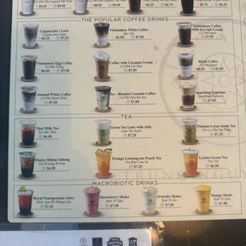 Trung Nguyen Legend - Menu - Coffee & Tea Near Me - San Jose, California Trung Nguyen Legend - Menu - Coffee & Tea Near Me - San Jose, California