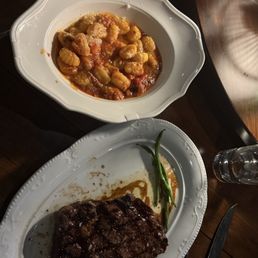 Grass fed New Zealand ribeye & gluten free gnocchi
