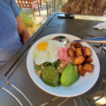 Barista's Kitchen - Pork fat belly bowl. - Breakfast & Brunch Near Me - Yorba Linda, California