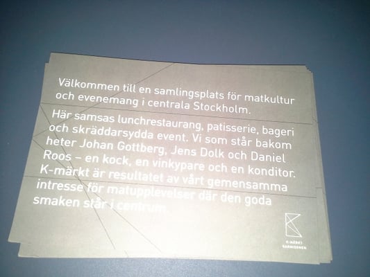 Menu photo 2 K-Märkt Garnisonen Stockholm, AB Menu photo 2 K-Märkt Garnisonen Stockholm, AB
