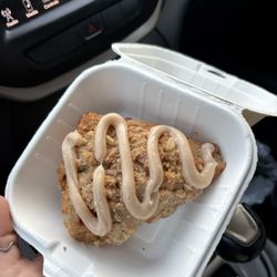 Peach cobbler scone