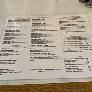 The Ettlin's Cafe - Breakfast menu! - Cafes Near Me - New Prague, Minnesota