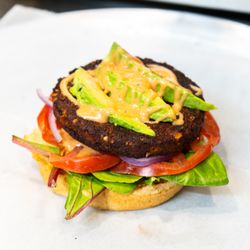 Black bean burger