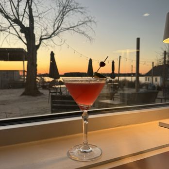 Pier450 - POV Restaurant - "Happy Wife, Happy Life" Valentines martini! (Note the heart pick.) - New American Near Me - Ridge, Maryland Pier450 - POV Restaurant - "Happy Wife, Happy Life" Valentines martini! (Note the heart pick.) - New American Near Me - Ridge, Maryland