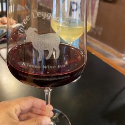 Glass of their Bent Oak Tempranillo