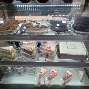 Lotus Falafel and Shawarma - dessert display - Mediterranean Near Me - Burlingame, California Lotus Falafel and Shawarma - dessert display - Mediterranean Near Me - Burlingame, California