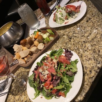 The Melting Pot - California salad, Wisconsin Wedge salad, fiesta cheddar dip and spread - Fondue Near Me - Tallahassee, Florida The Melting Pot - California salad, Wisconsin Wedge salad, fiesta cheddar dip and spread - Fondue Near Me - Tallahassee, Florida