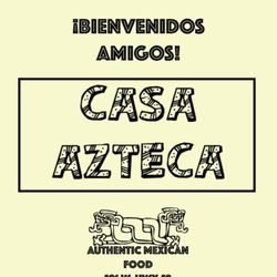 Casa Azteca - Menu