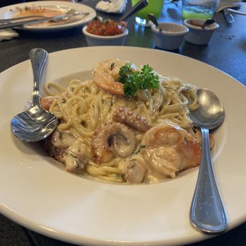 La Marea - Shrimp with Pasta - Seafood Near Me - San José del Cabo, BCS