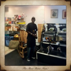 Gus And Co Shoe & Luggage Repair - He does a great show shine job.