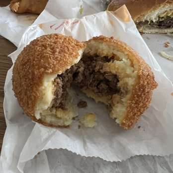 Cubita - Papa Rellena (potato ball) - Cuban Near Me - Nutley, New Jersey Cubita - Papa Rellena (potato ball) - Cuban Near Me - Nutley, New Jersey