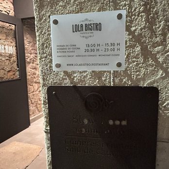Lola Bistro - look for the signage - Tapas/Small Plates Near Me - Tarragona, T