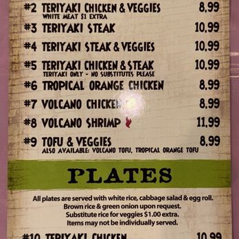 Tikiyaki - Menu - Fast Food Near Me - Orange, California Tikiyaki - Menu - Fast Food Near Me - Orange, California