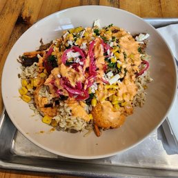 Shredded lamb bowl Shredded lamb bowl