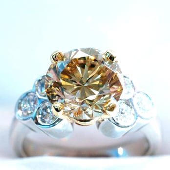 Baldwin Jewelers - Fancy champaign diamond. Ask about our vast selection of fancy colored diamonds. - Jewelry Near Me - Sierra Madre, California Baldwin Jewelers - Fancy champaign diamond. Ask about our vast selection of fancy colored diamonds. - Jewelry Near Me - Sierra Madre, California