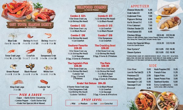 Menu photo 2 Krabs Hut Atlanta, GA