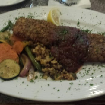 Wrought Iron Grill - Very bland pecan encrusted whitefish... - American Near Me - Owosso, Michigan Wrought Iron Grill - Very bland pecan encrusted whitefish... - American Near Me - Owosso, Michigan
