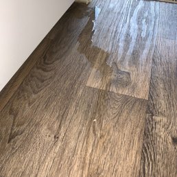 Dishwasher leaking from the bottom. Maintenance guy said he's never received formal training for replacing a dishwasher. Dishwasher leaking from the bottom. Maintenance guy said he's never received formal training for replacing a dishwasher.