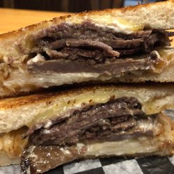 Kurzweil's Country Meats - The Short Rib Grilled Cheese is perfectly griddled.
