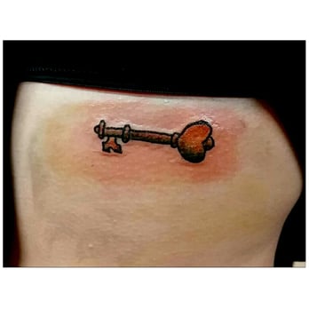 Platinum Ink OC - The key that drew did for me!! - Piercing Near Me - Tustin, California