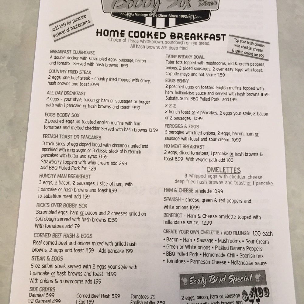 Bobby Sox 50's Diner - Diners Near Me - Maple Ridge, British Columbia