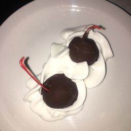 Dessert- chocolate covered cherries, they were fabulous! Dessert- chocolate covered cherries, they were fabulous!