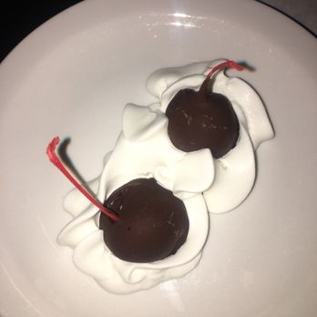 Ignotz's Ristorante - Dessert- chocolate covered cherries, they were fabulous! - Italian Near Me - Chicago, Illinois Ignotz's Ristorante - Dessert- chocolate covered cherries, they were fabulous! - Italian Near Me - Chicago, Illinois