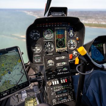 Cape Heli Tours - Though it may look complicated...a helicopter is very fun to fly! - Aerial Tours Near Me - Barnstable, Massachusetts