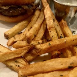 Headrick's Gourmet Burger Bar - Rosemary fried- couldn't really taste the rosemary much