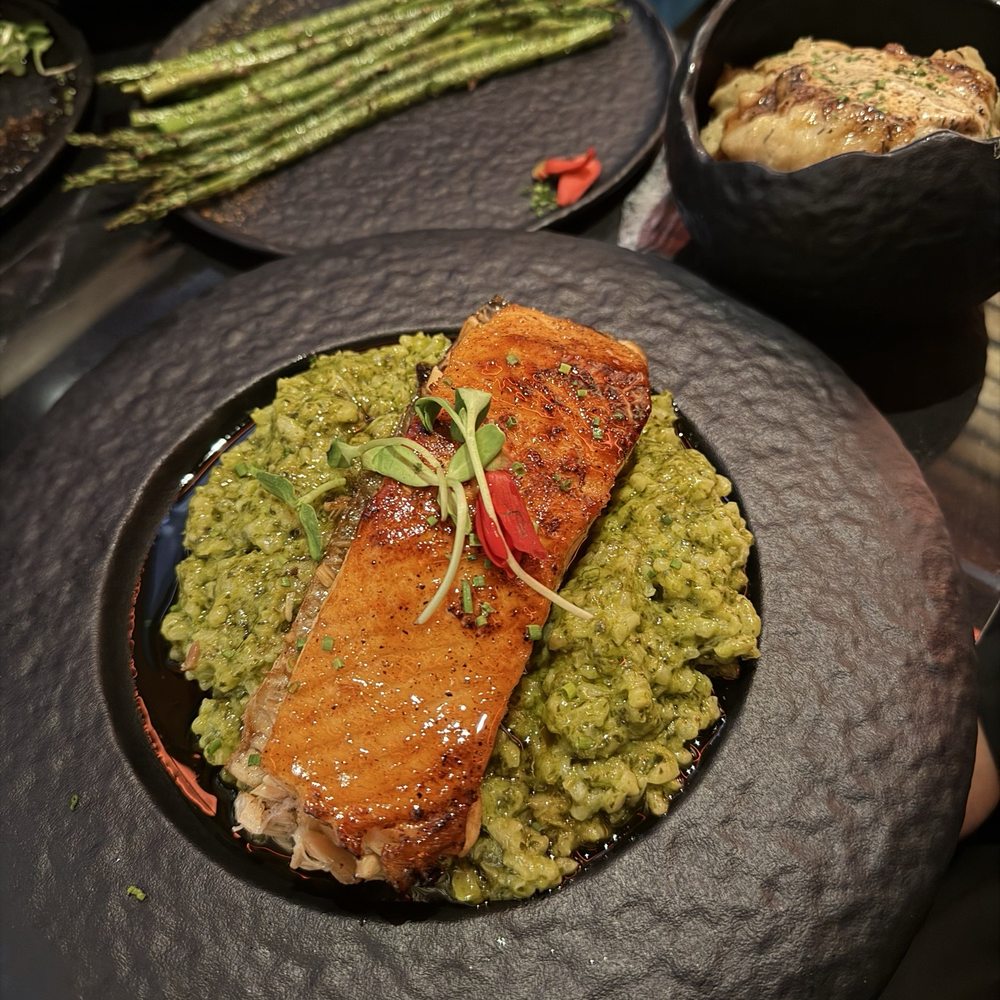 TGK - Glazed Salmon - Caribbean Near Me - Brooklyn, New York TGK - Glazed Salmon - Caribbean Near Me - Brooklyn, New York