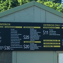 Prices at Pearl Car Wash