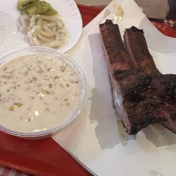 Old 300 BBQ - Pork Spare Ribs Cream Corn - Barbeque Near Me - Blanco, Texas