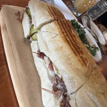 Duckfat - House Smoked Pulled Pork Cubano Panini - New American Near Me - Portland, Maine Duckfat - House Smoked Pulled Pork Cubano Panini - New American Near Me - Portland, Maine