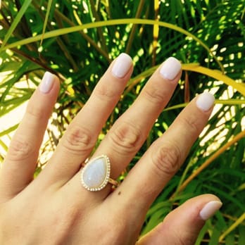Carrie’s nails - OPI #7 Chiffon My Mind - Nail Salons Near Me - Fort Lauderdale, Florida