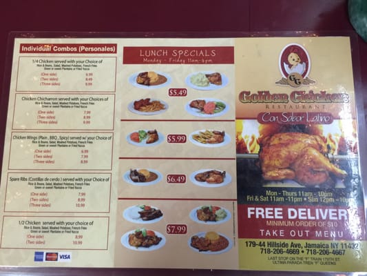 Menu photo 4 Golden Chicken Jamaica, NY