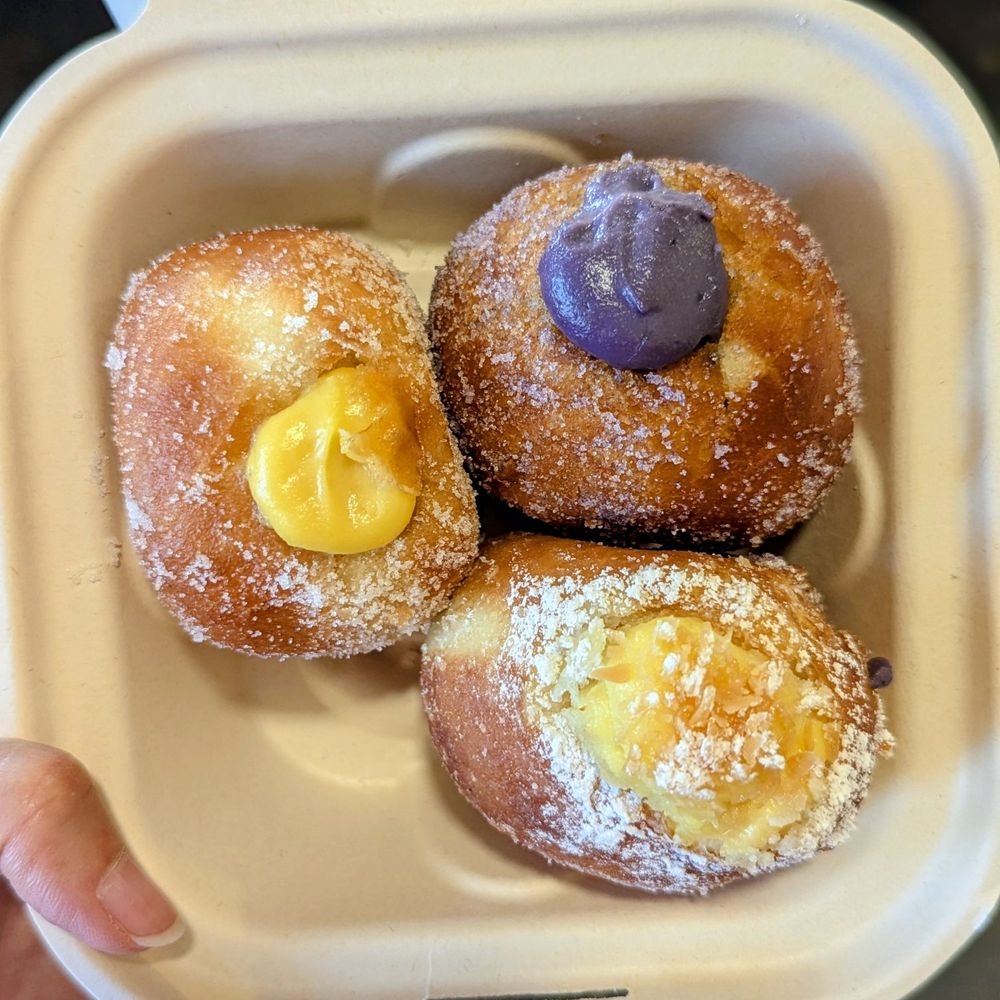Sugar Beach Bake Shop - Malasadas - ube, passion fruit, coconut - Bakeries Near Me - Kihei, Hawaii