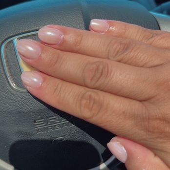Paris Nail Lounge - Pink gel with pearl chrome - Permanent Makeup Near Me - Elk Grove, California Paris Nail Lounge - Pink gel with pearl chrome - Permanent Makeup Near Me - Elk Grove, California