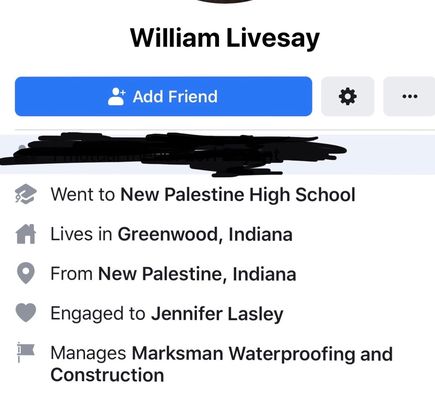 Marksman plumbing and construction Logo