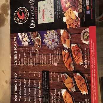 Crafty Crab - Menu - Seafood Near Me - Houston, Texas