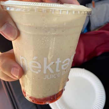 Nekter Juice Bar - Peanut butter jelly. Had chia seeds in it. Nutty, earthy, soy flavored - Juice Bars & Smoothies Near Me - San Diego, California Nekter Juice Bar - Peanut butter jelly. Had chia seeds in it. Nutty, earthy, soy flavored - Juice Bars & Smoothies Near Me - San Diego, California