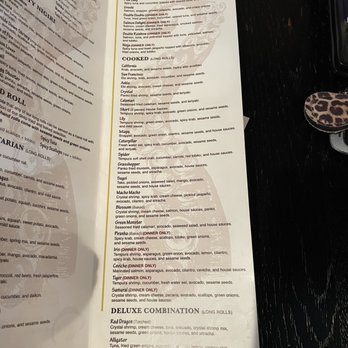 Kei Sushi - Left side of menu; raw items, cooked, dessert rolls - Sushi Bars Near Me - Reno, Nevada Kei Sushi - Left side of menu; raw items, cooked, dessert rolls - Sushi Bars Near Me - Reno, Nevada