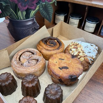 102 Scone Company - Caneles, cinnamon croissant, hazelnut croissant, hazelnut chocolate croissant, pumpkin almond croissant, and monkey bread - Bakeries Near Me - La Jolla, California 102 Scone Company - Caneles, cinnamon croissant, hazelnut croissant, hazelnut chocolate croissant, pumpkin almond croissant, and monkey bread - Bakeries Near Me - La Jolla, California