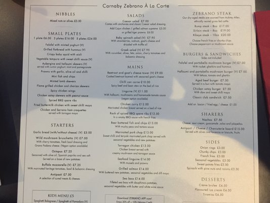 Menu photo 2 Zebrano London, XGL